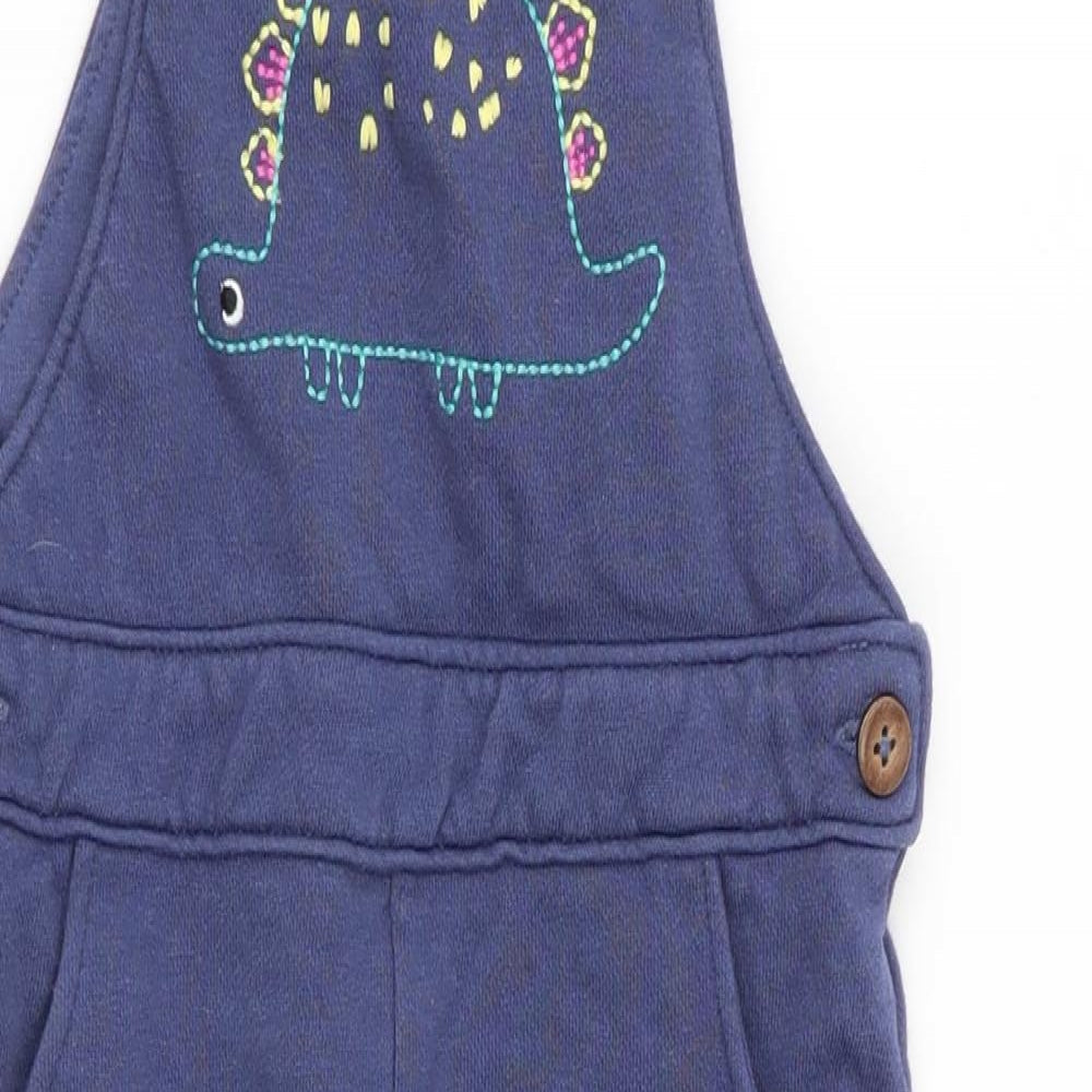 fred and flo Boys Blue   Dungaree One-Piece Size 18-24 Months