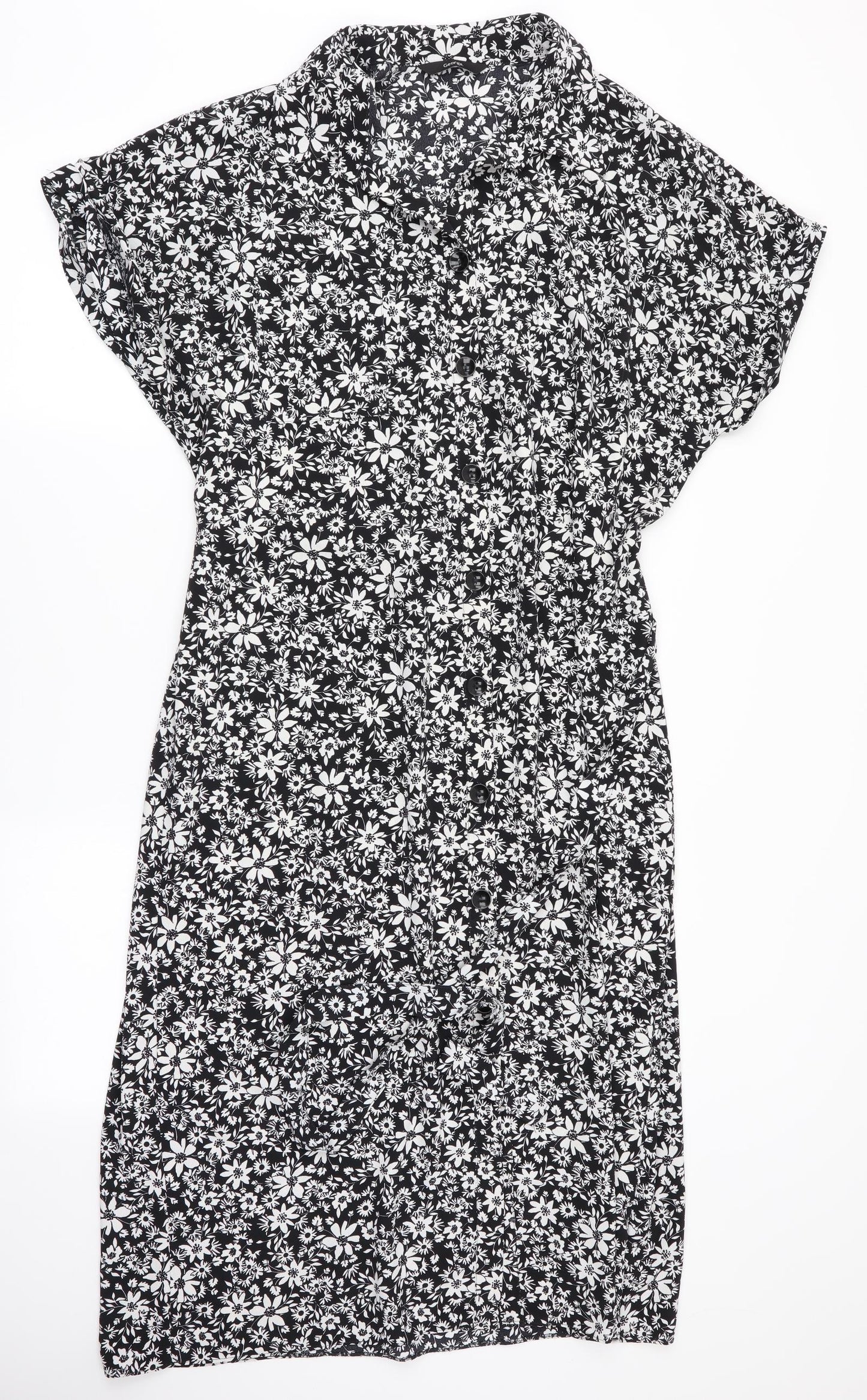 Asda George Womens Multicoloured Floral  Fit & Flare  Size 14