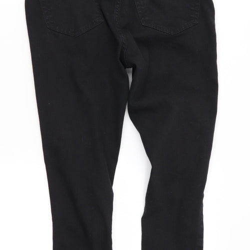 Topshop Womens Black   Skinny Jeans Size 30 in L30 in - RIPPED JEANS