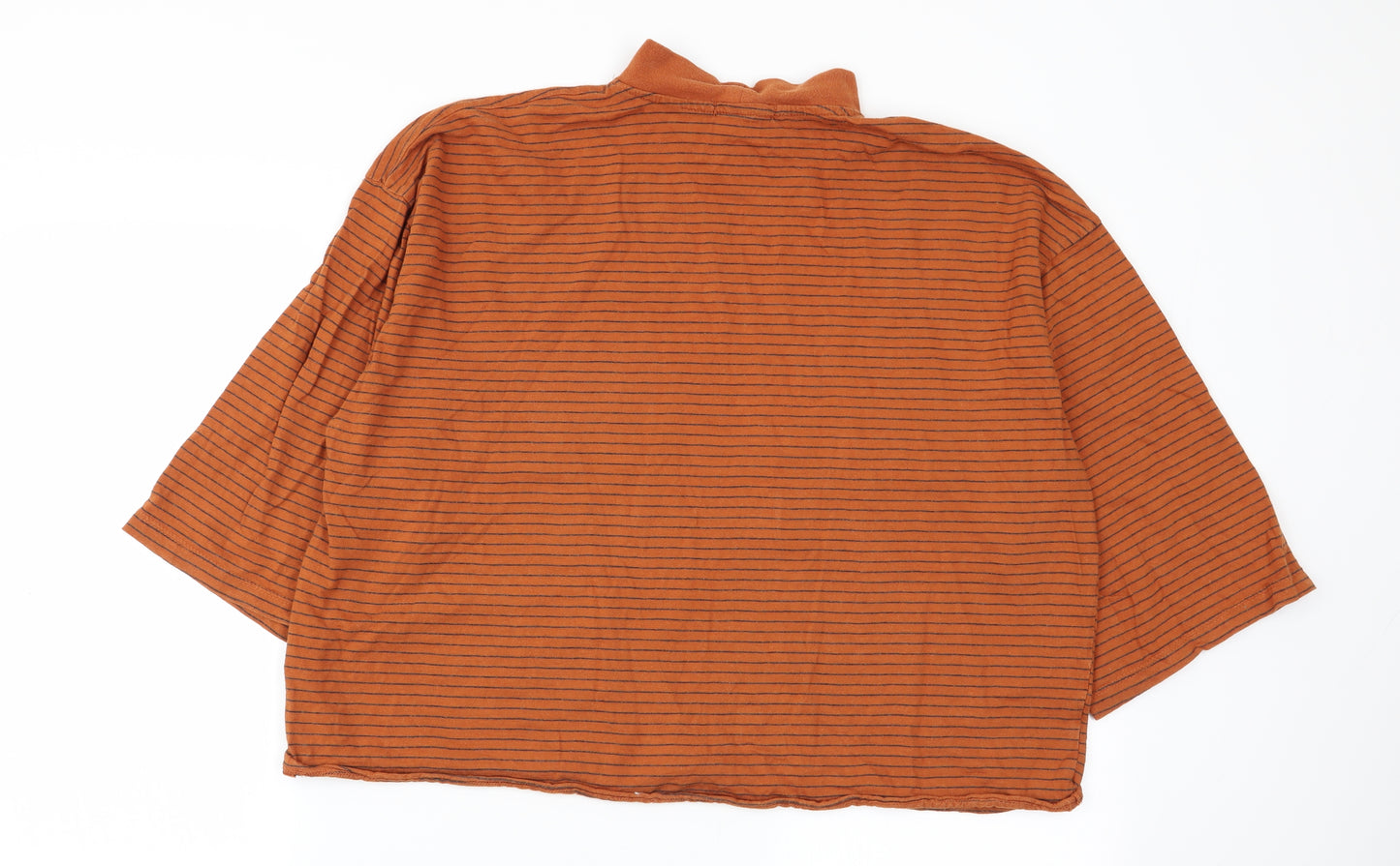 STR Womens Multicoloured Striped  Basic T-Shirt Size 10
