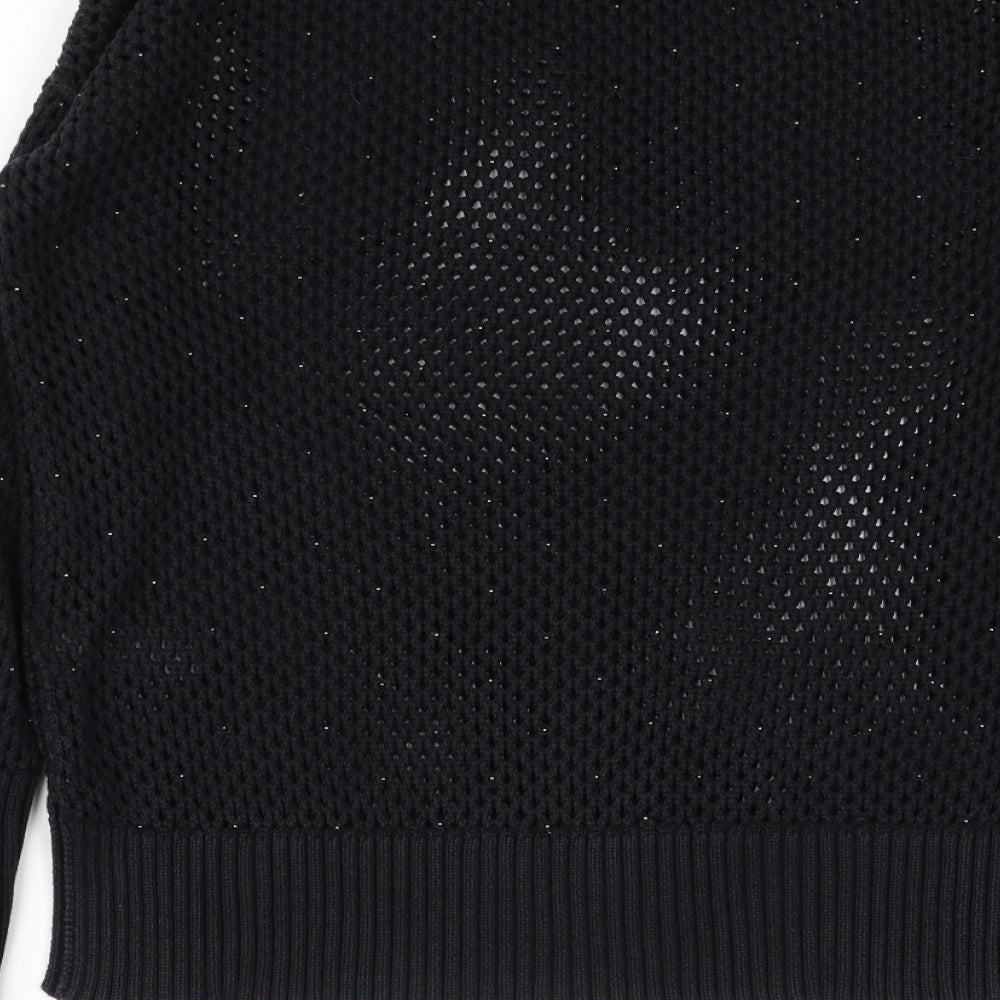 NEXT Womens Black   Pullover Jumper Size 10