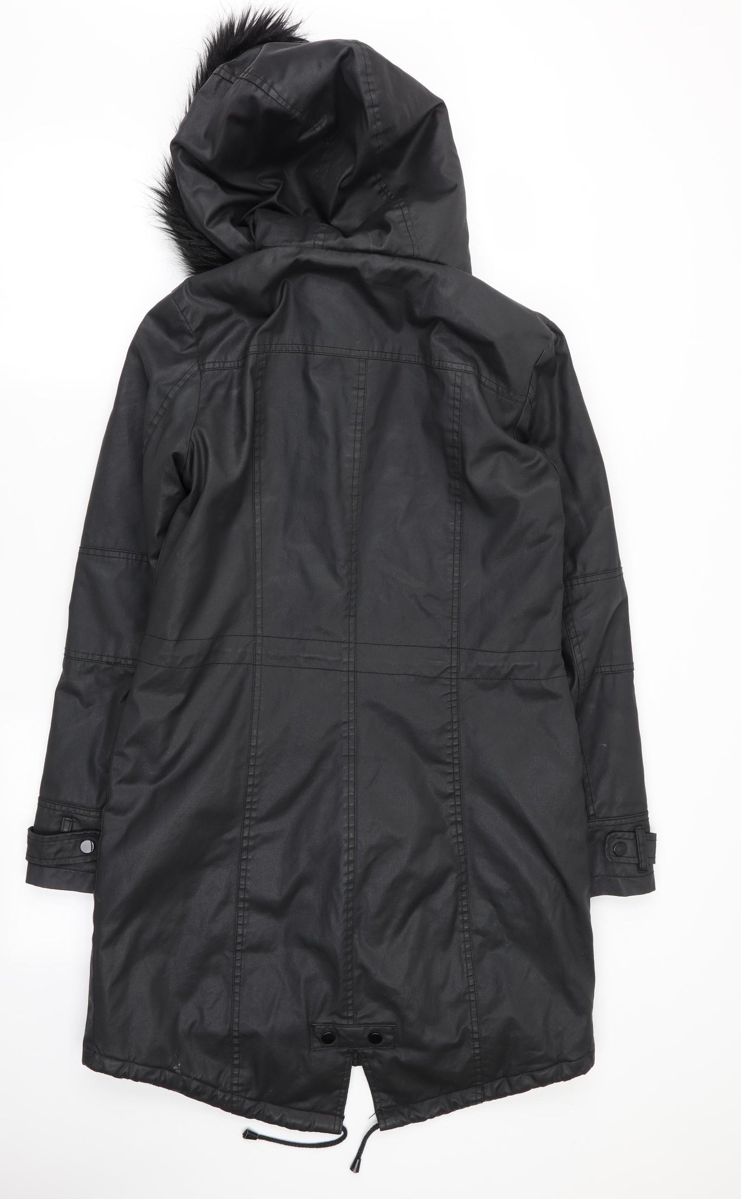 Dorothy Perkins Womens Black   Parka Coat Size 10