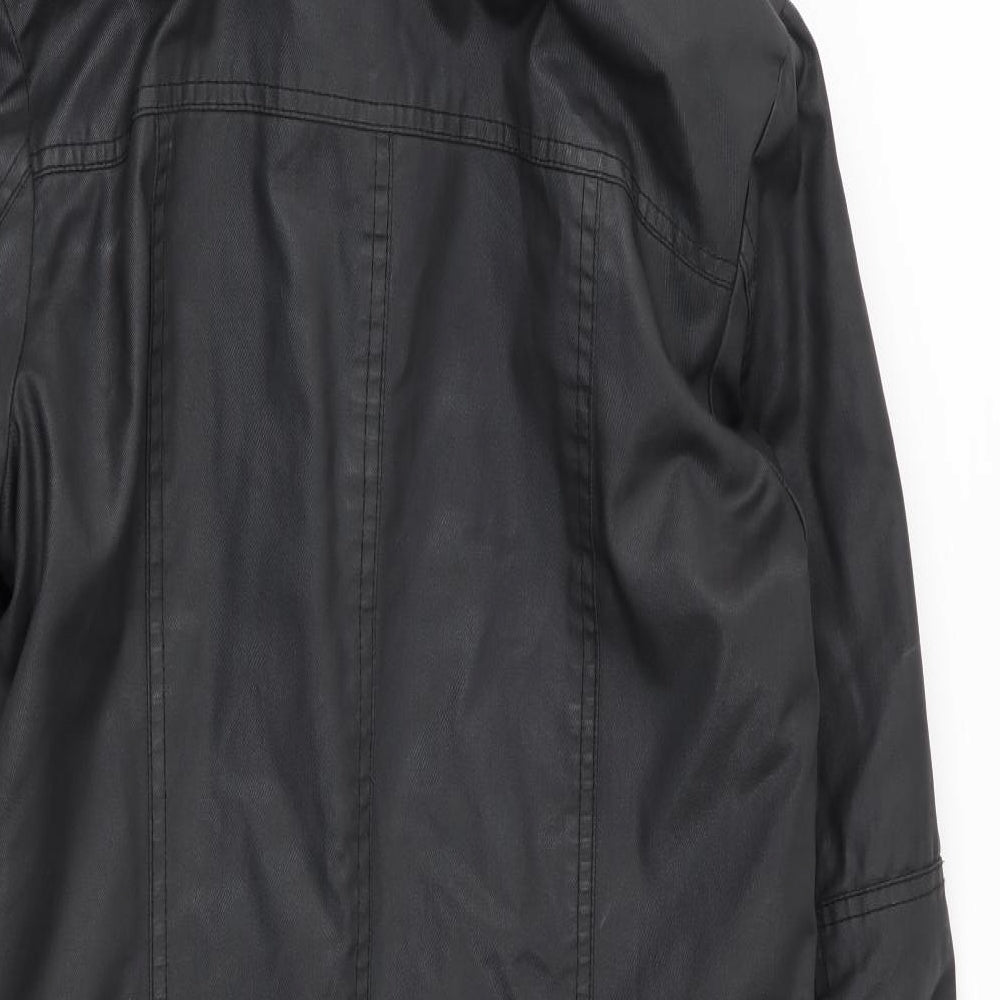 Dorothy Perkins Womens Black   Parka Coat Size 10