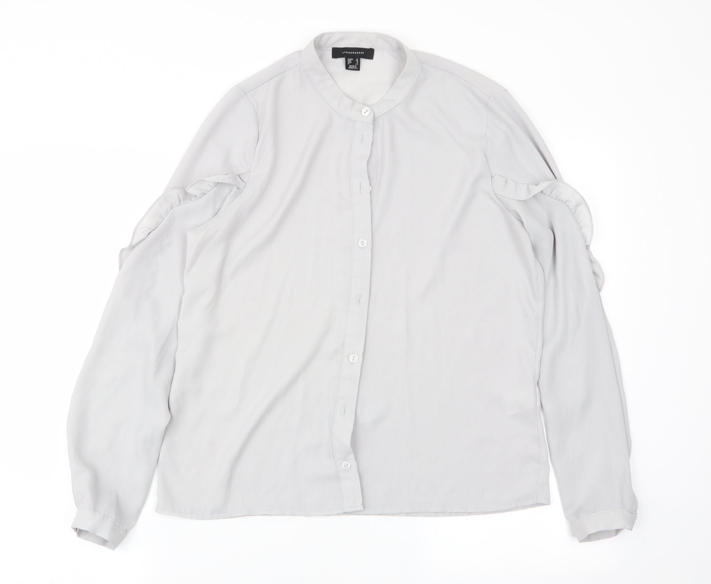 Primark Womens Grey   Basic Button-Up Size 12