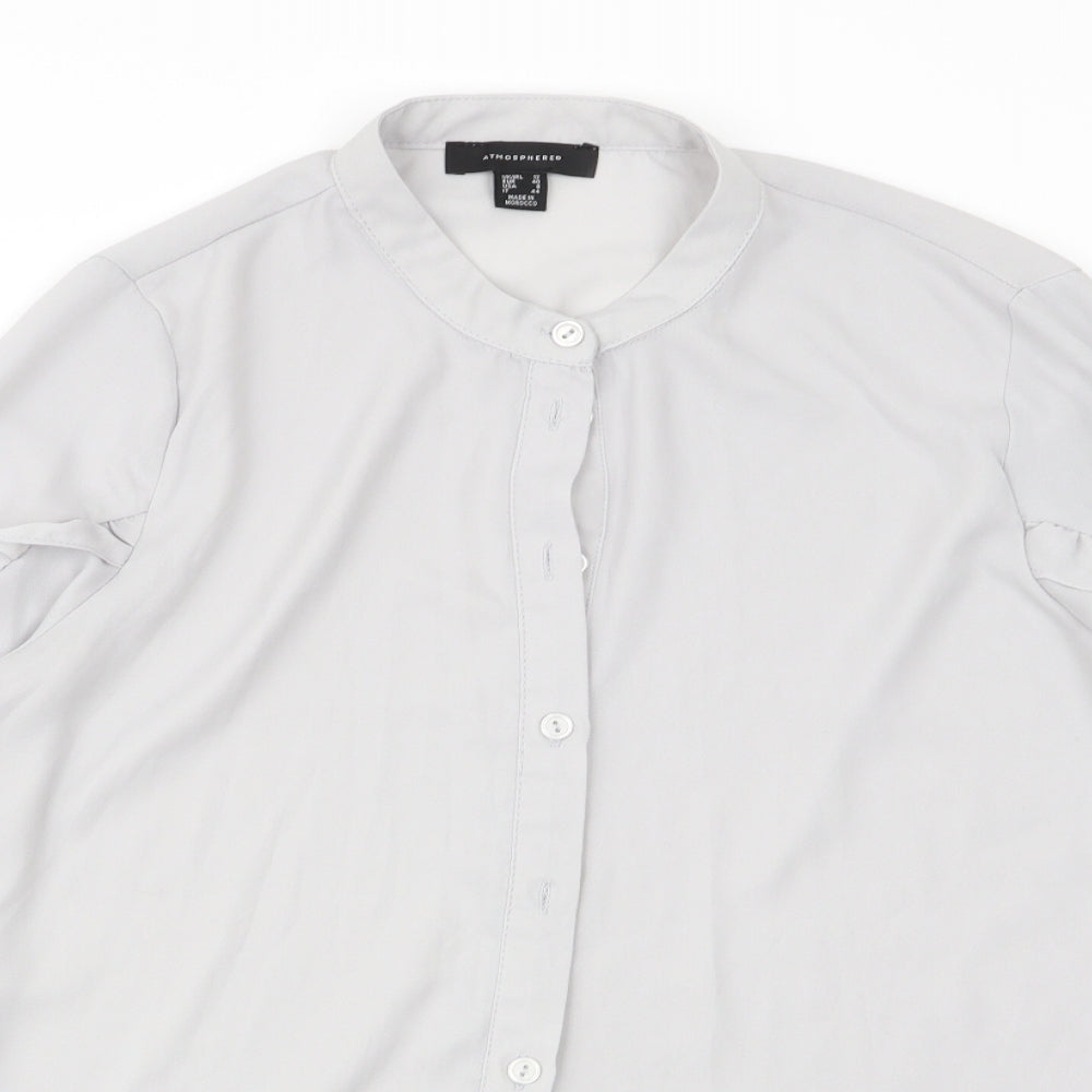 Primark Womens Grey   Basic Button-Up Size 12