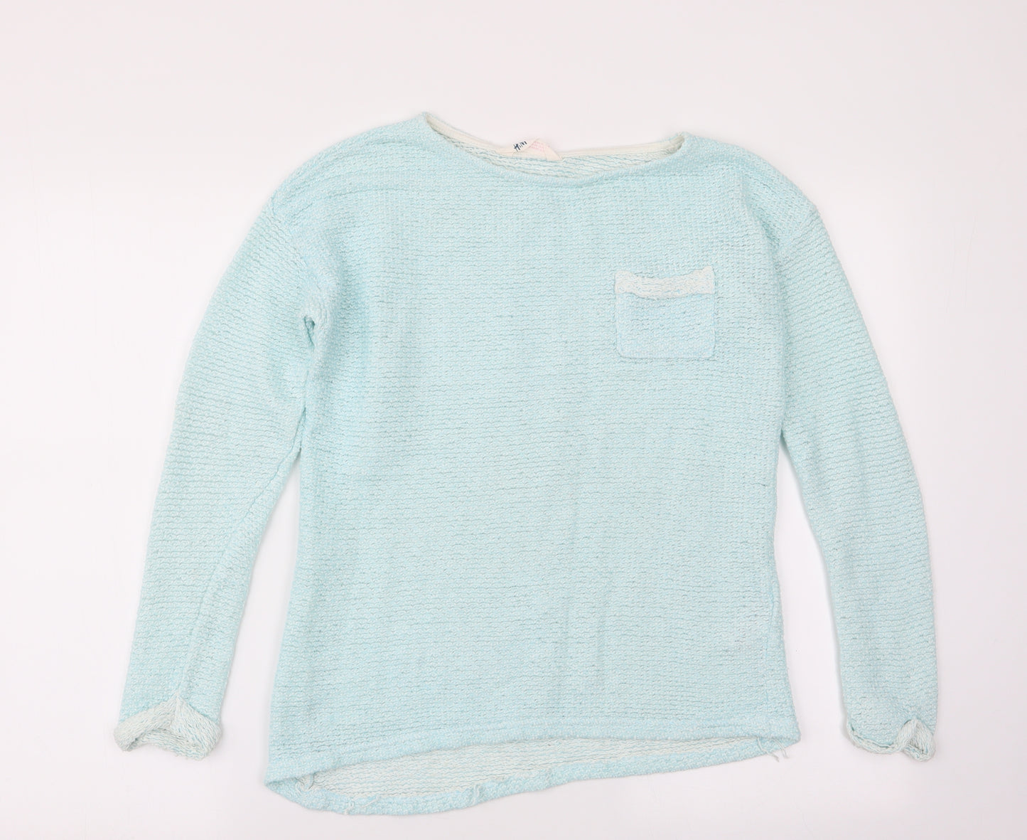 H&M Girls Blue   Pullover Jumper Size 13-14 Years