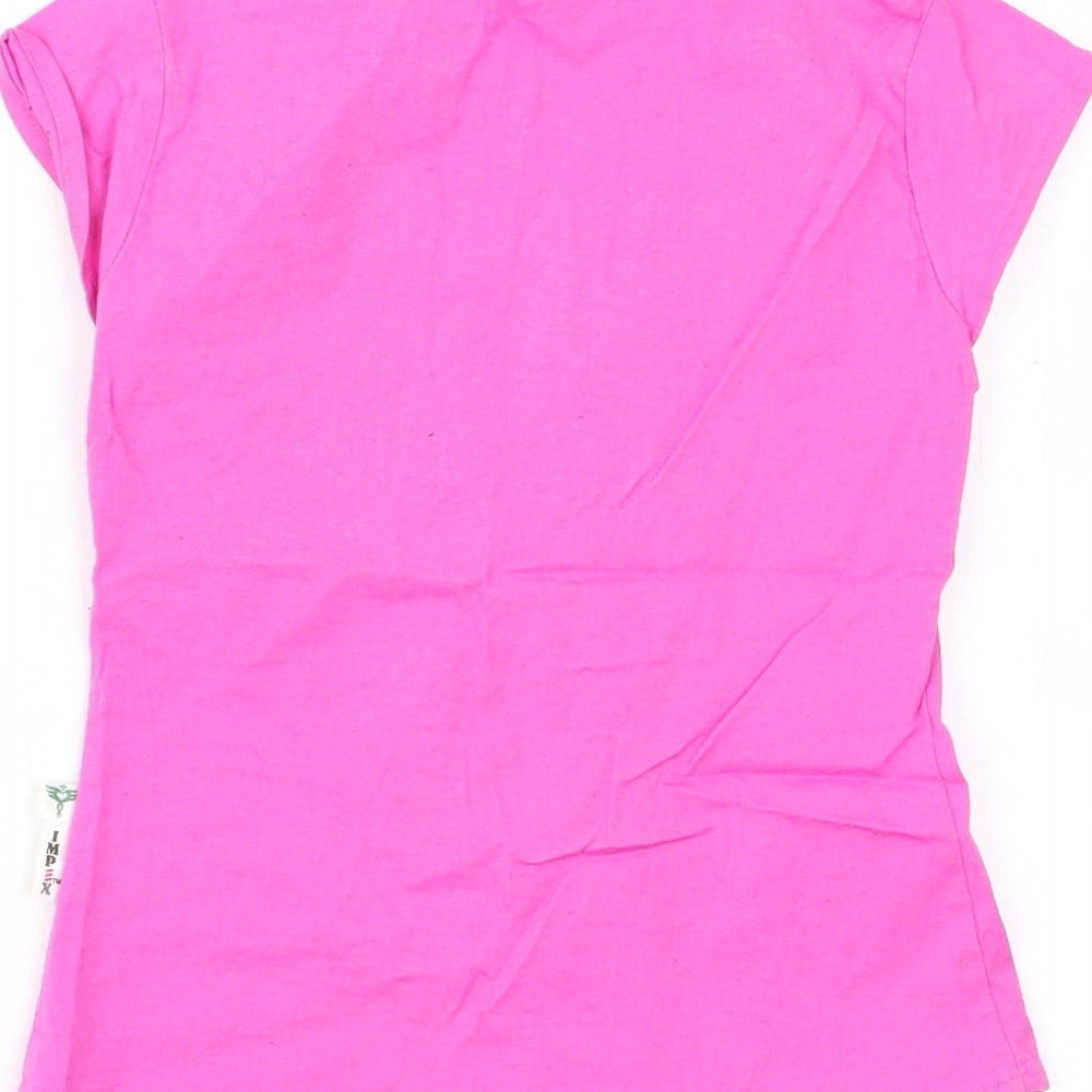 impex Girls Pink   Basic Blouse Size 8-9 Years