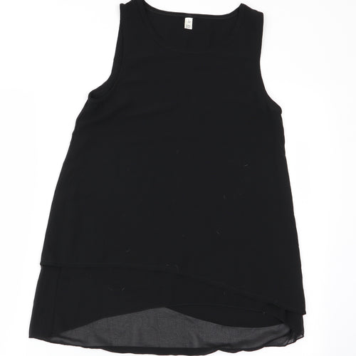 Preworn Womens Black   Basic Tank Size L