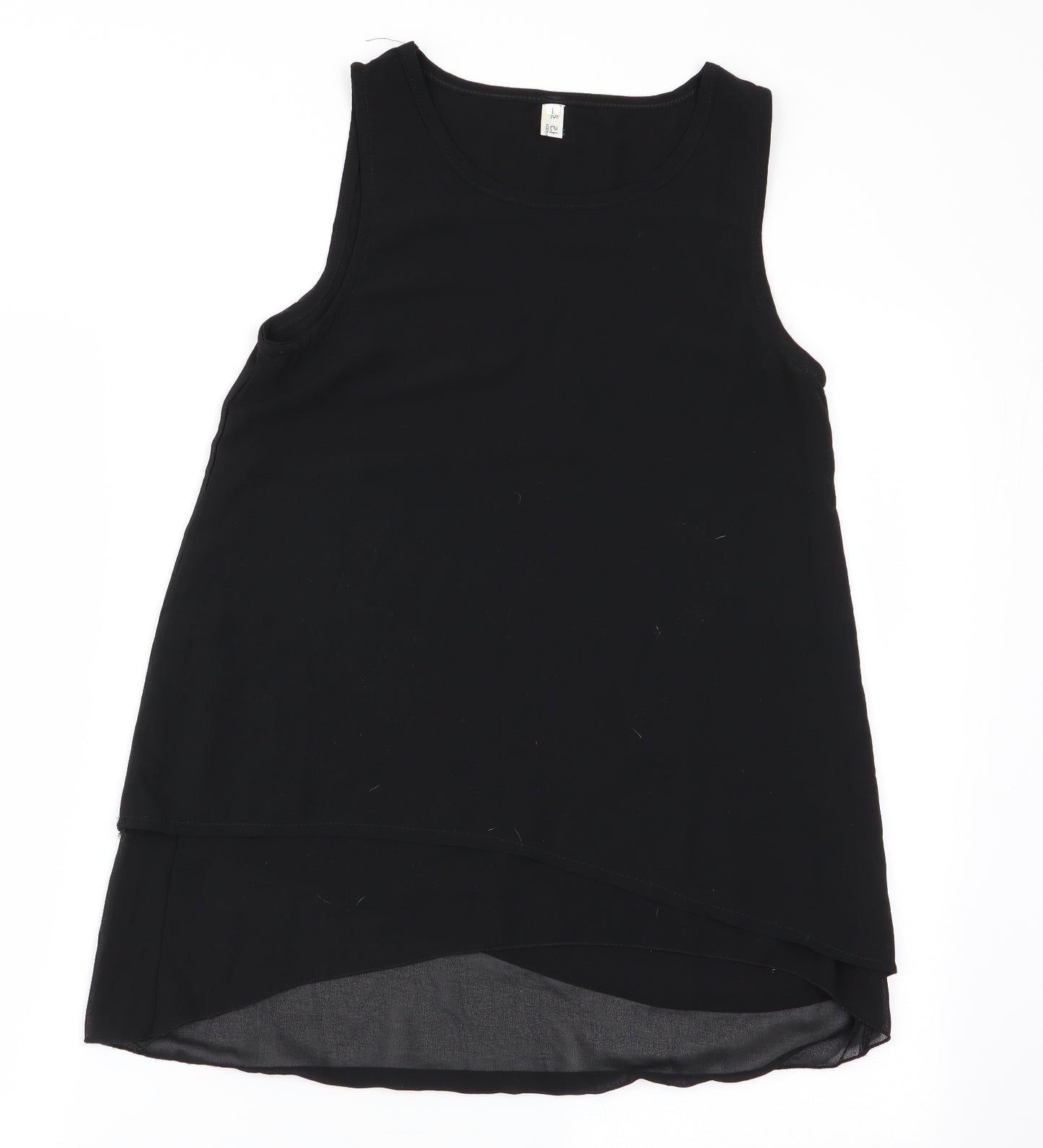 Preworn Womens Black   Basic Tank Size L