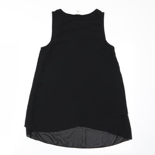 Preworn Womens Black   Basic Tank Size L