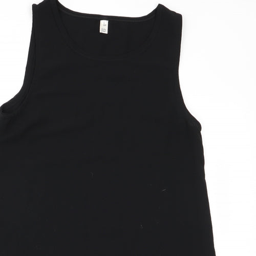 Preworn Womens Black   Basic Tank Size L