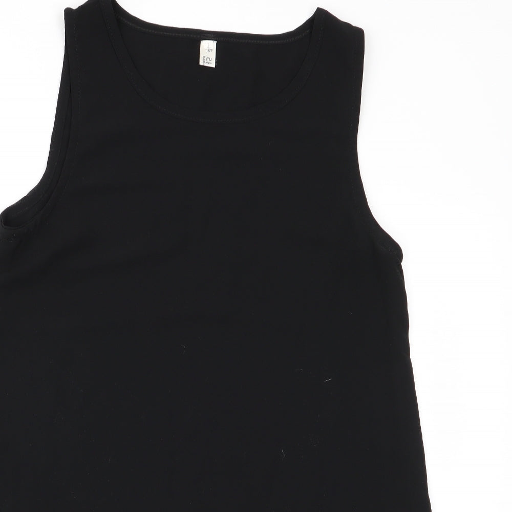 Preworn Womens Black   Basic Tank Size L