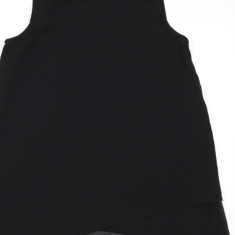 Preworn Womens Black   Basic Tank Size L