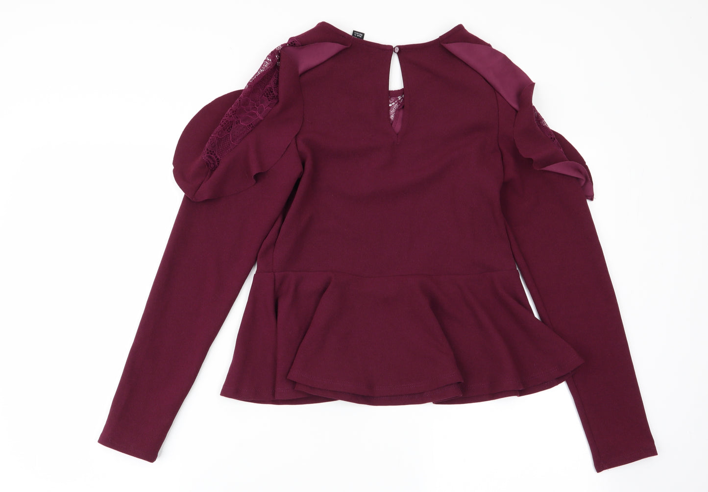 New Look Womens Purple   Basic Blouse Size 10