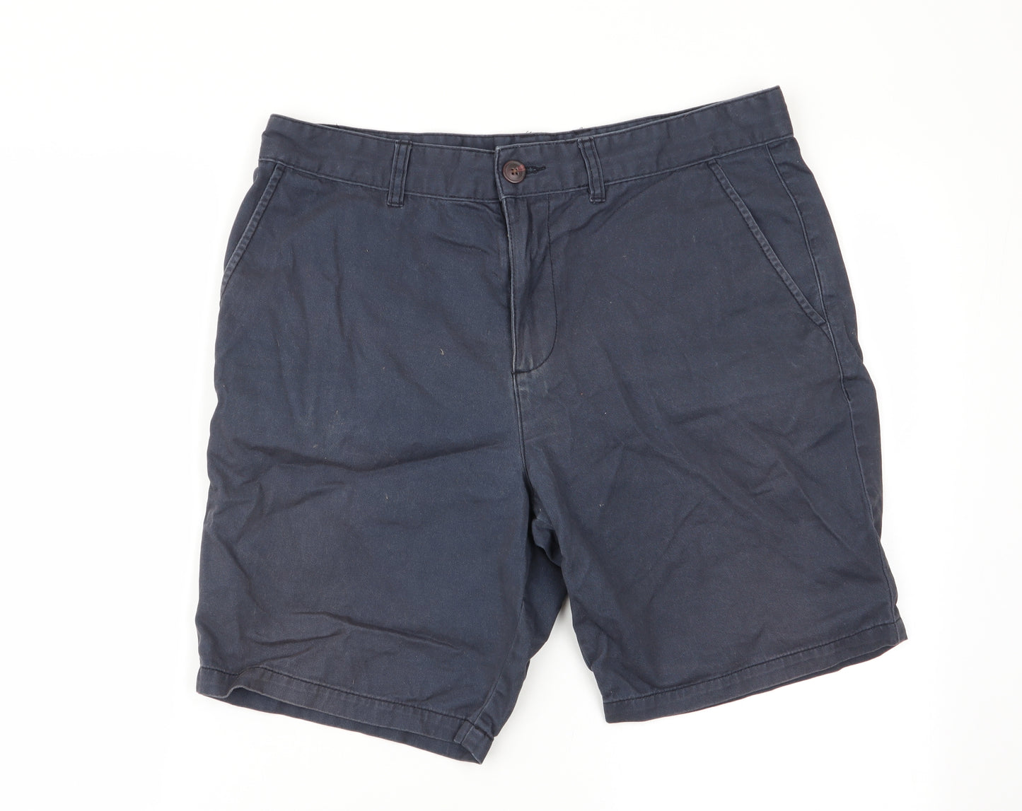 Asda George Mens Blue   Chino Shorts Size 34 in