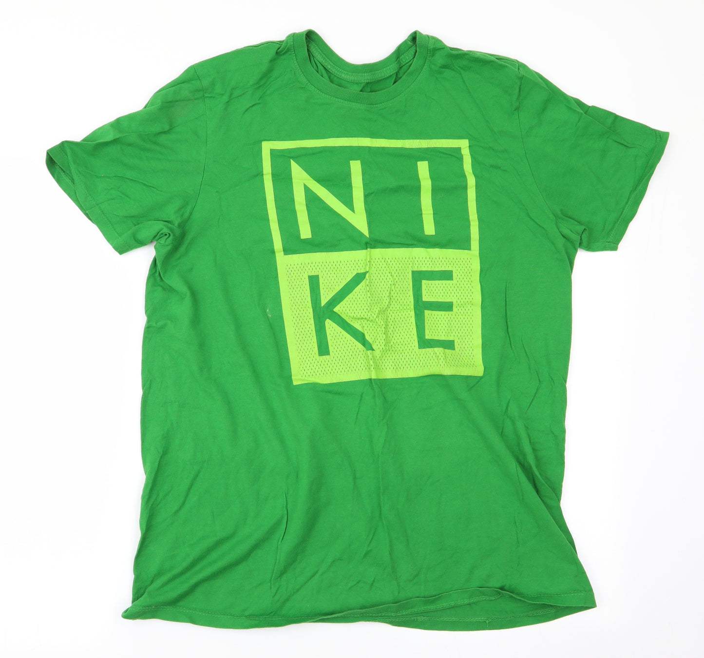 Nike Mens Green    T-Shirt Size L