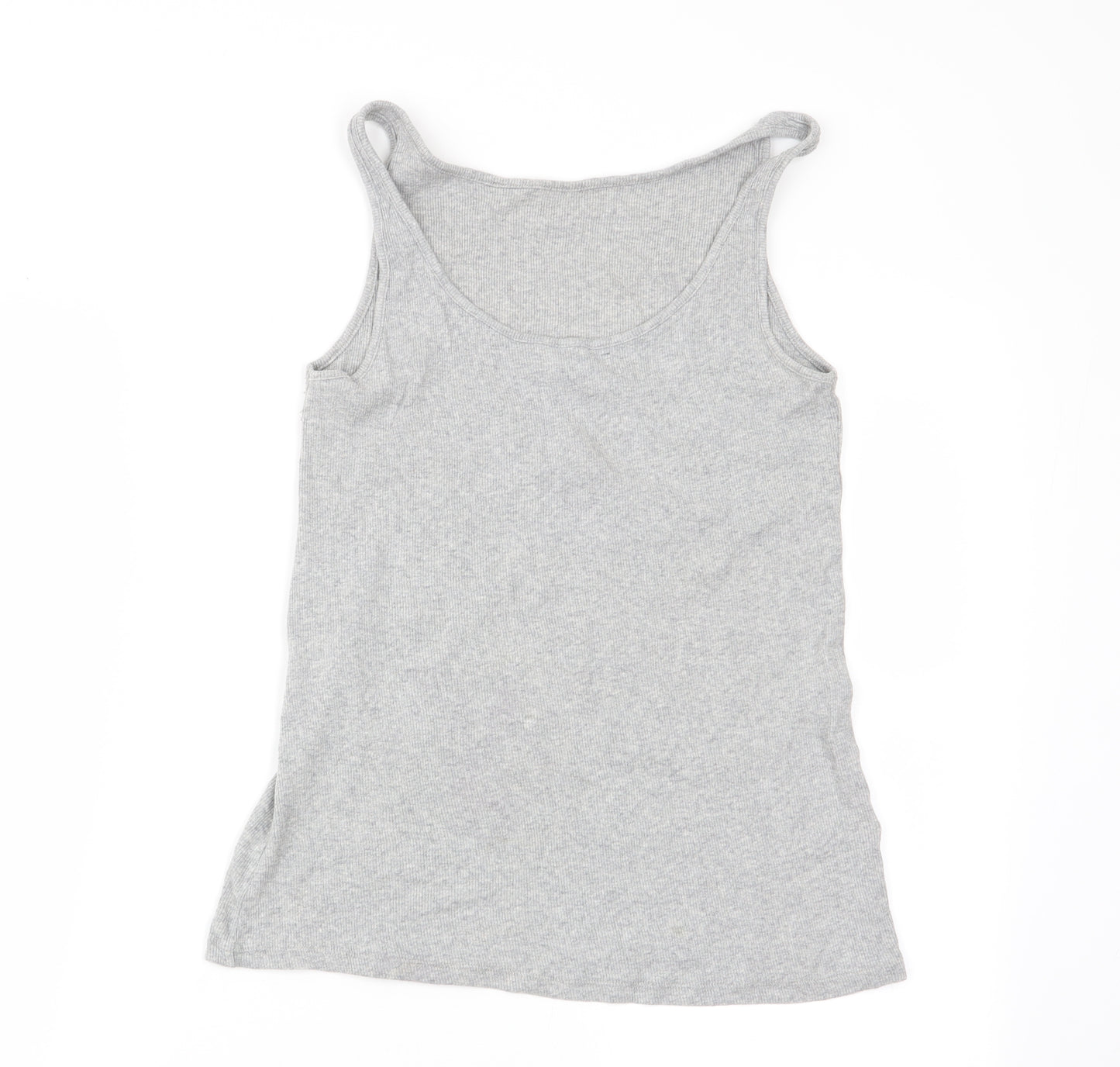 M&S Womens Grey   Basic Tank Size 14