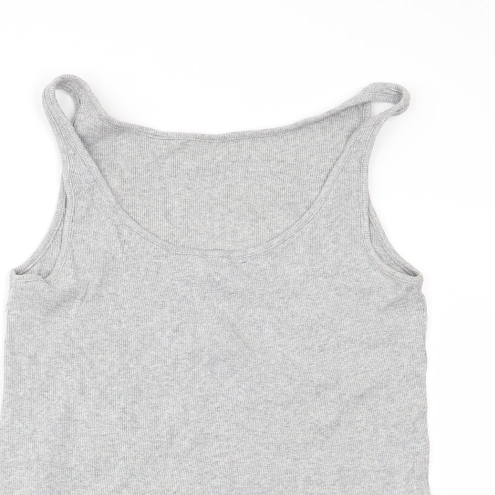 M&S Womens Grey   Basic Tank Size 14