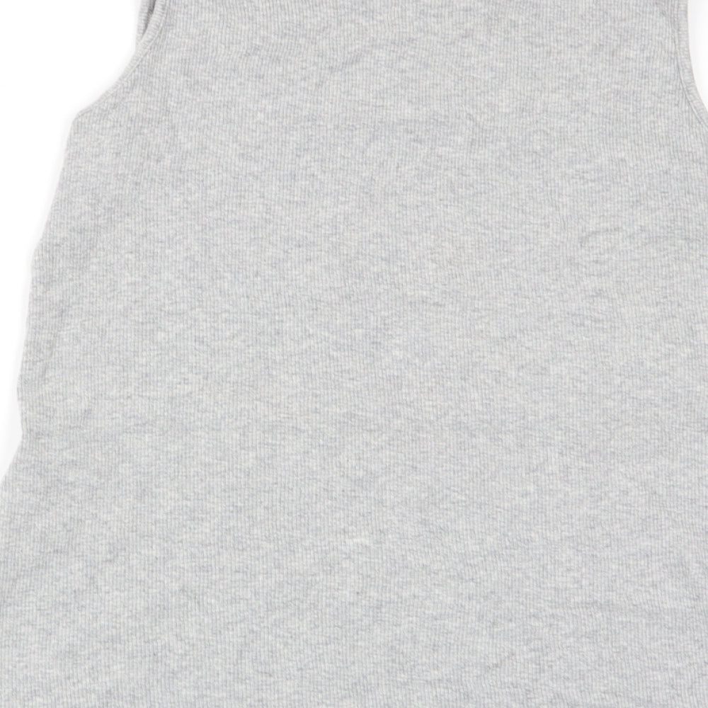 M&S Womens Grey   Basic Tank Size 14