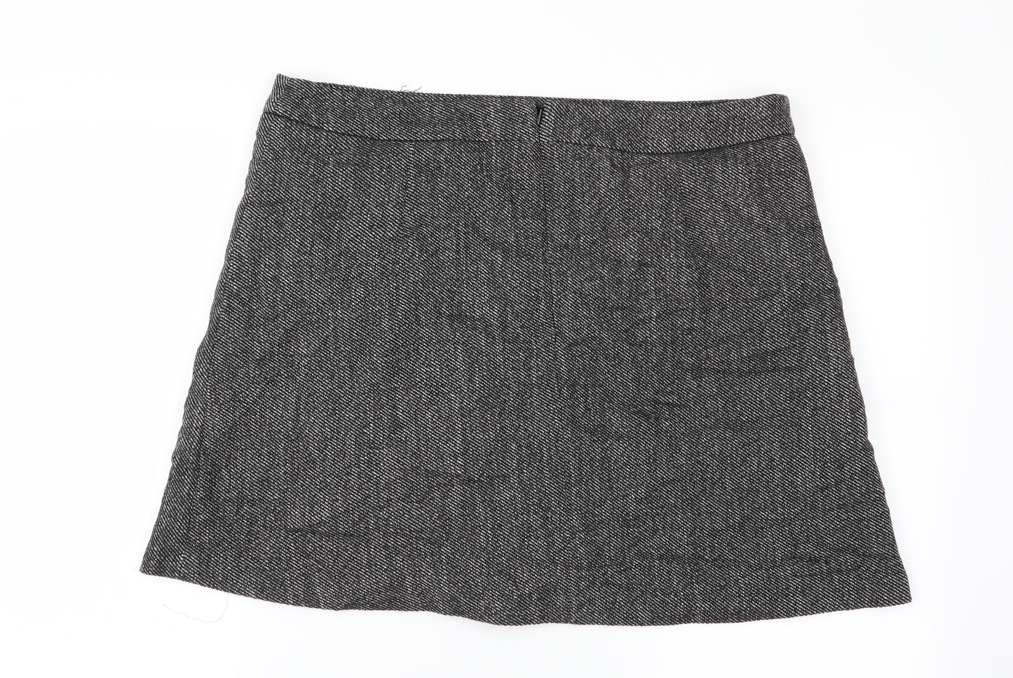NEXT Womens Grey   Flare Skirt Size 16
