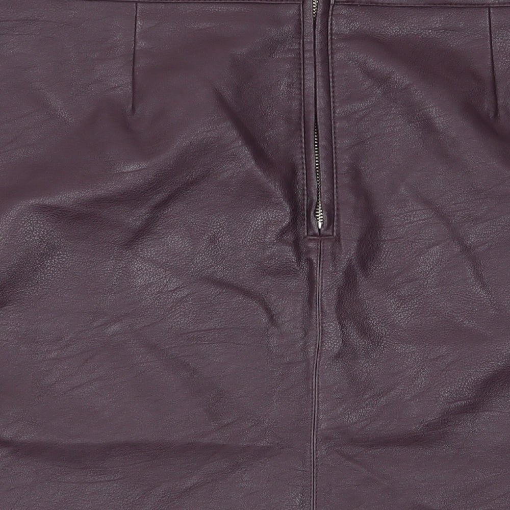 Warehouse Womens Purple   Flare Skirt Size 16