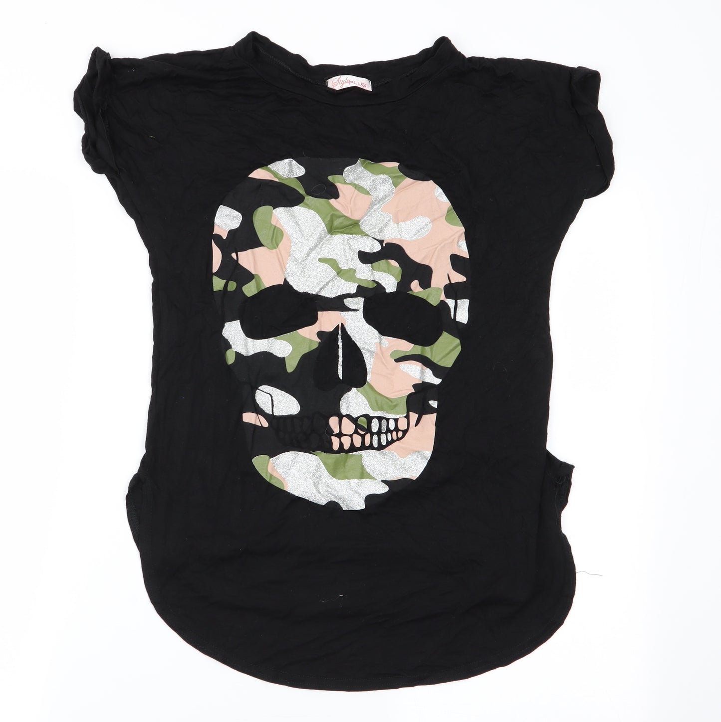 style plus Womens Black   Basic T-Shirt Size M