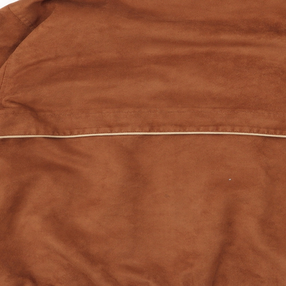 homme modrene Mens Brown   Jacket Coat Size XL