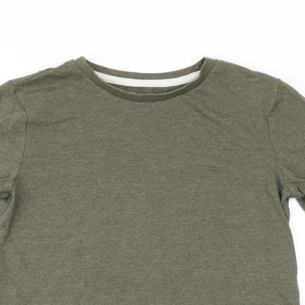 TU Boys Green   Basic T-Shirt Size 9 Years
