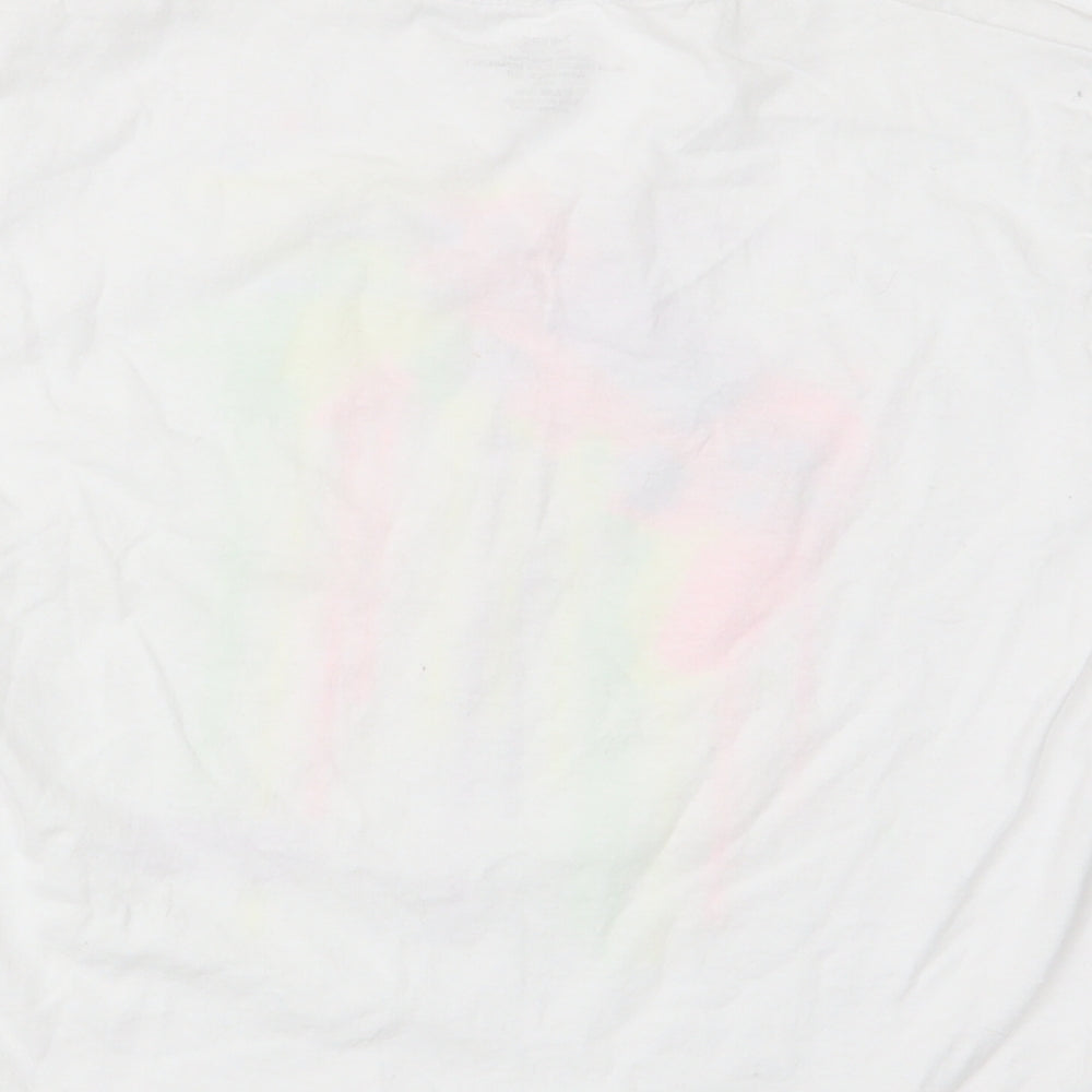 Preworn Boys White   Basic T-Shirt Size 7-8 Years
