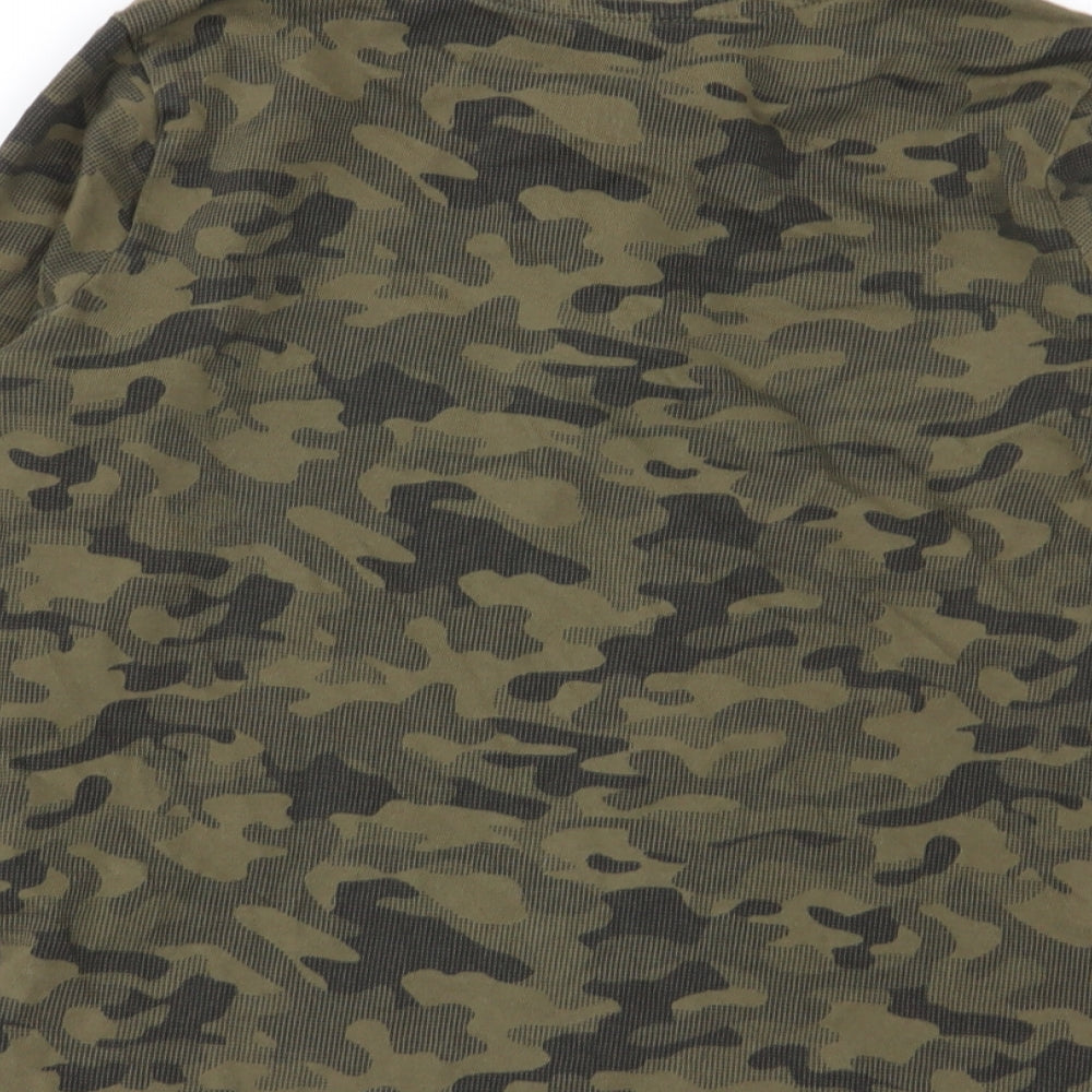 F&F Boys Multicoloured Camouflage  Basic T-Shirt Size 6-7 Years