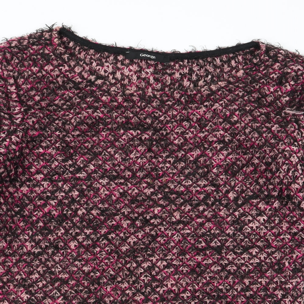 Asda George Womens Multicoloured   Pullover Jumper Size 12
