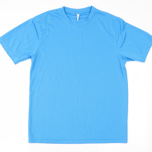 Preworn Mens Blue    T-Shirt Size M