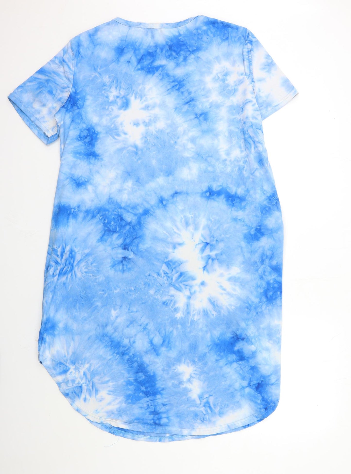 CNFIO Womens Blue   T-Shirt Dress  Size XL