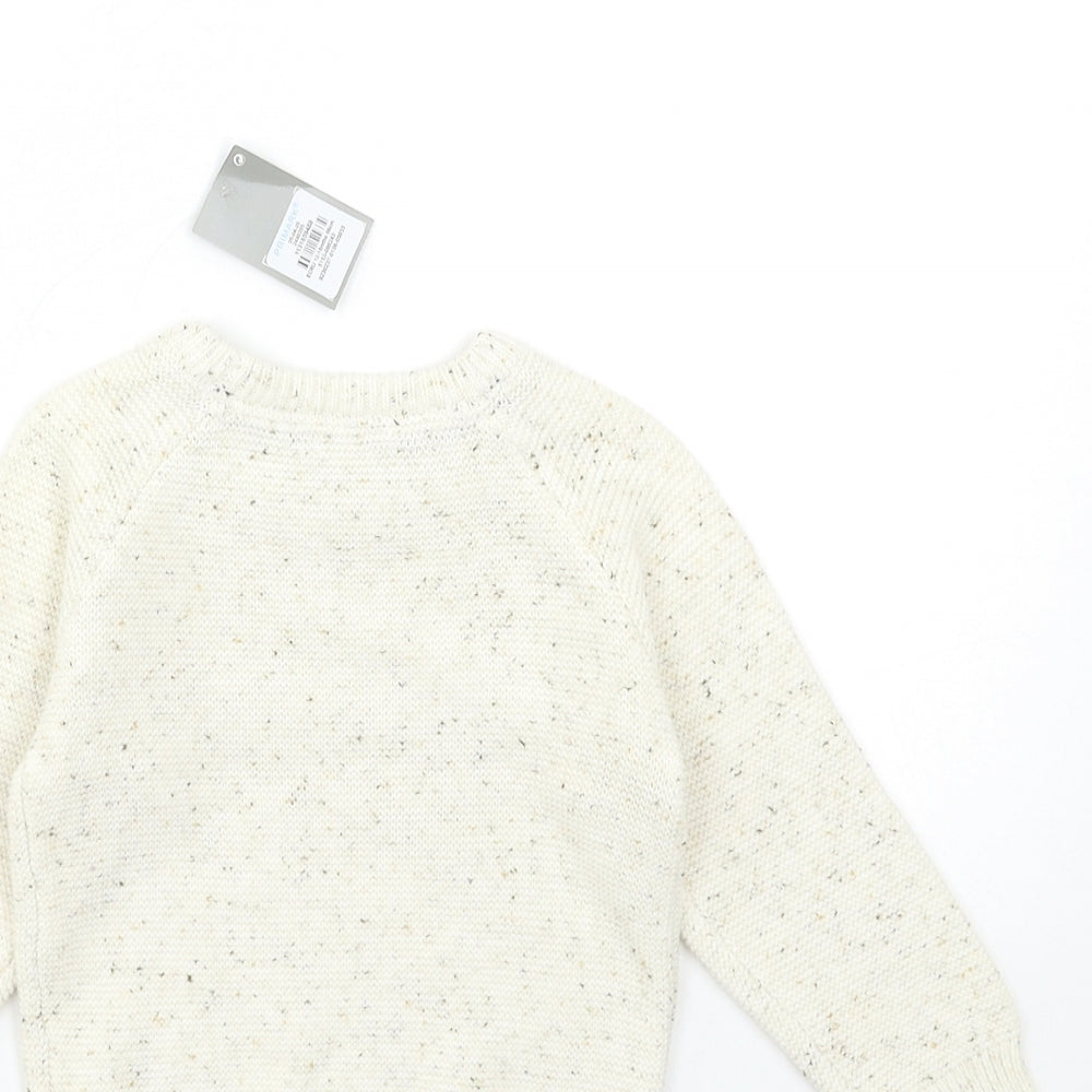 Primark Baby Beige  Knit Pullover Jumper Size 12-18 Months