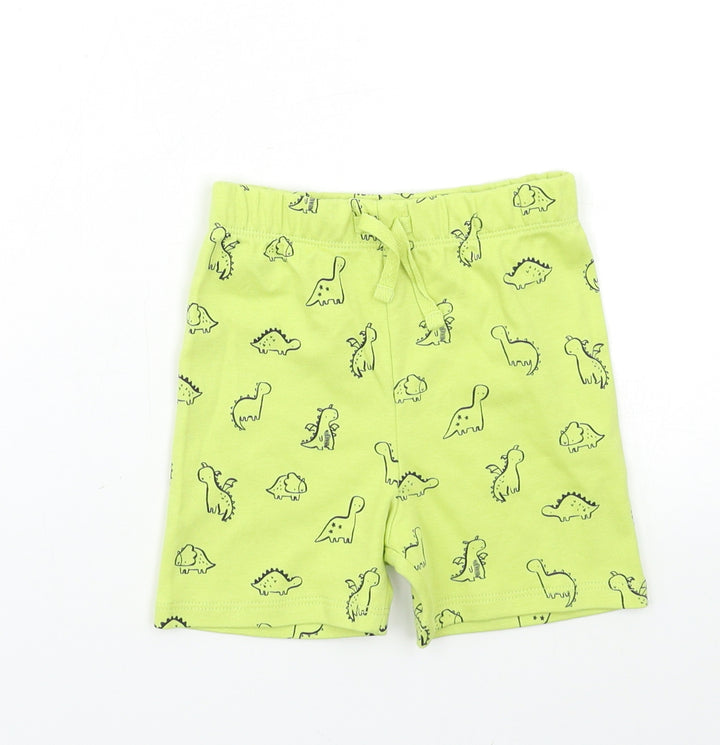 George Baby Green   Sweatpants Trousers Size 12 Months  - dinosaur
