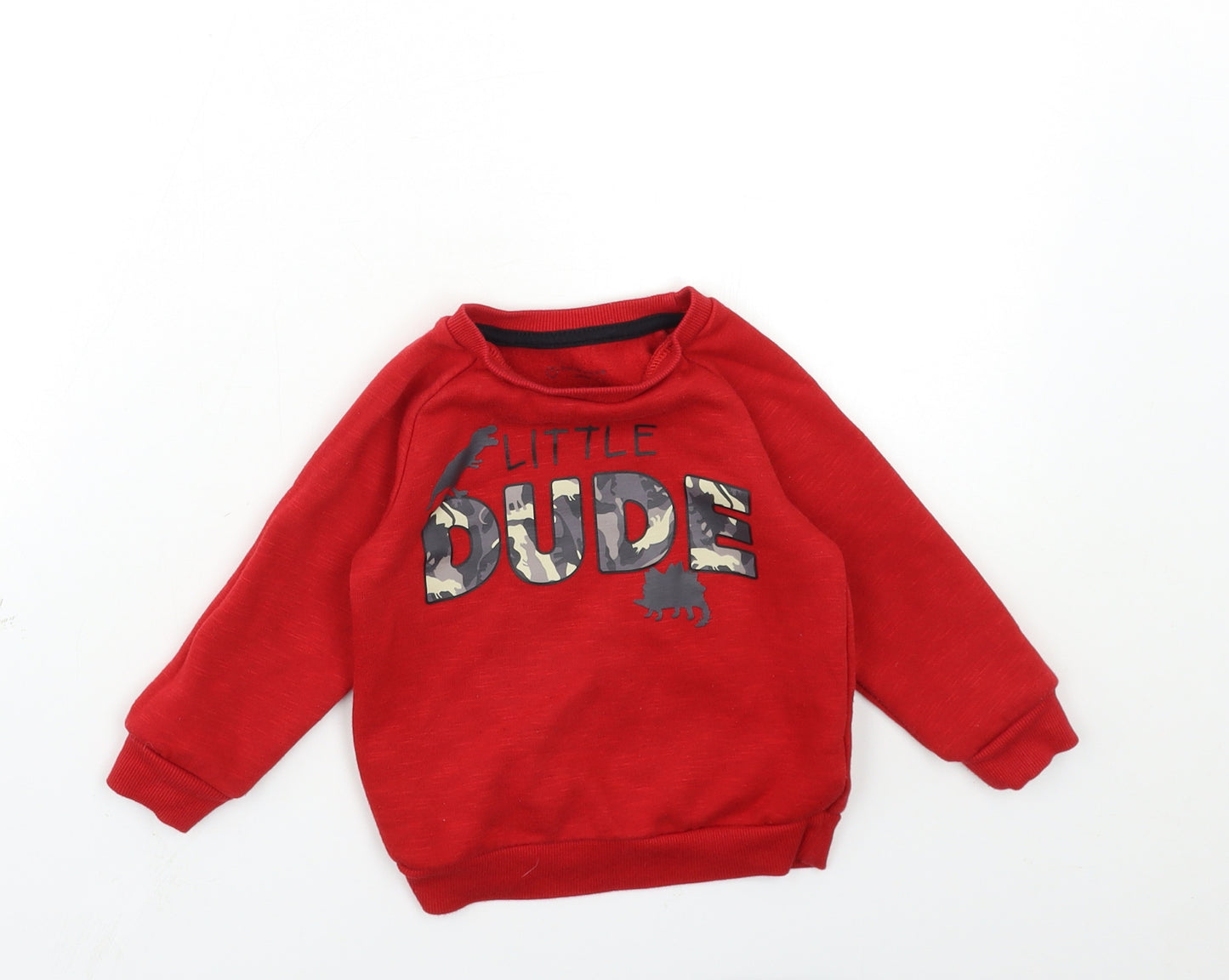 Primark Baby Red   Shrug Jumper Size 12-18 Months  - little dude
