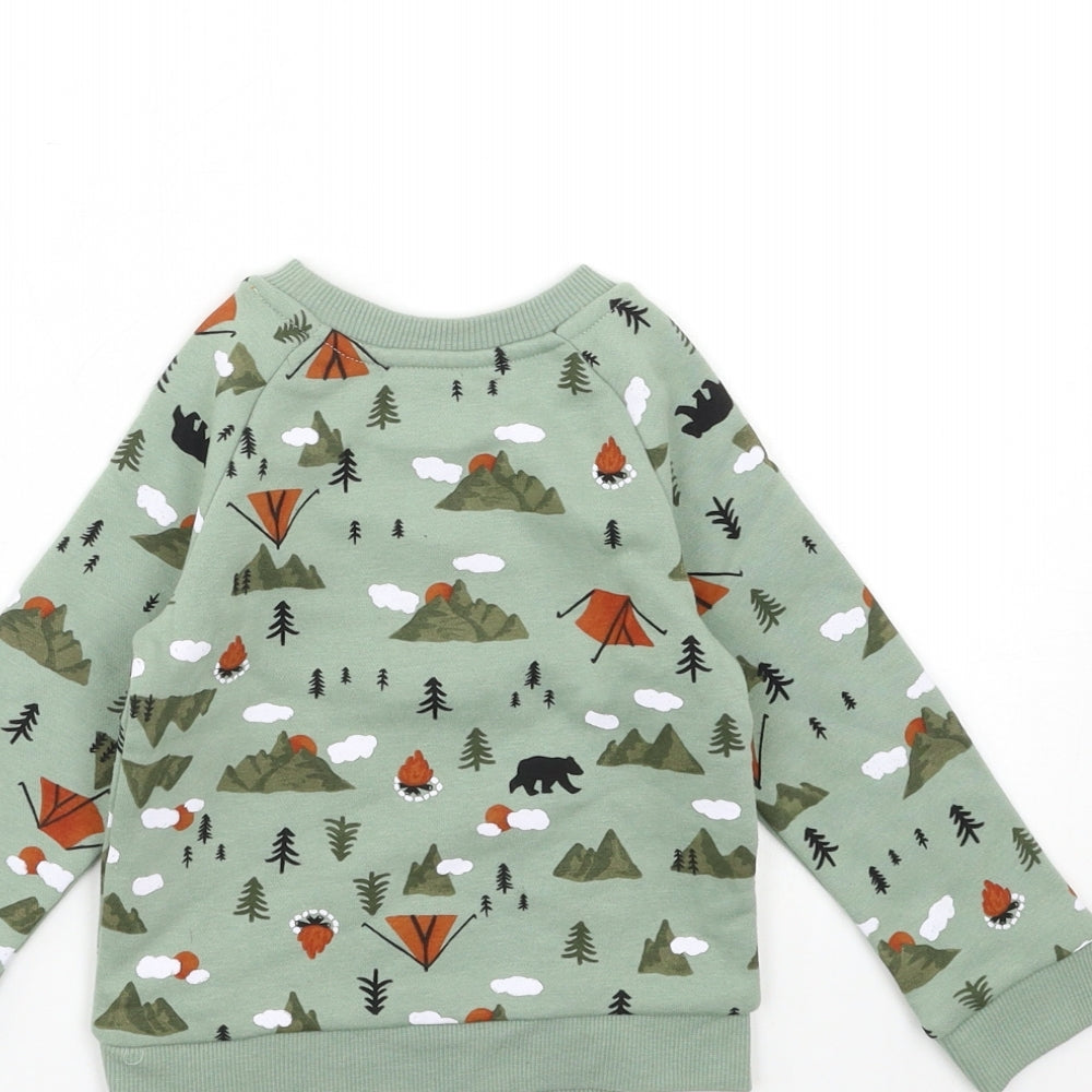 Primark Baby Green   Pullover Jumper Size 12-18 Months