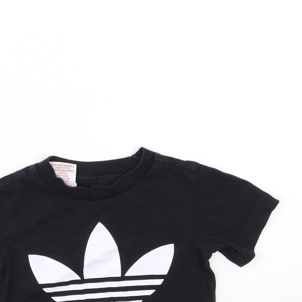 adidas Baby Black   Basic T-Shirt Size 18-24 Months