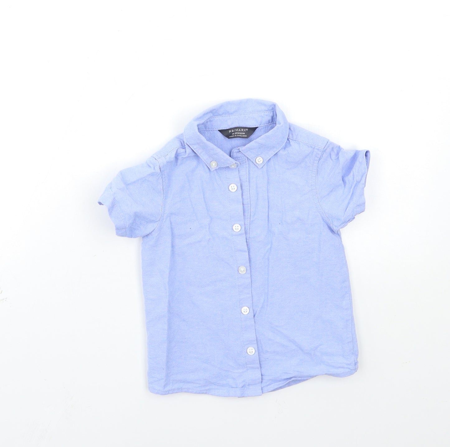 Primark Baby Blue   Basic Button-Up Size 18-24 Months