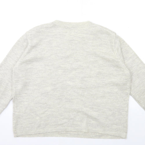 George Womens Beige  Knit Pullover Jumper Size 16