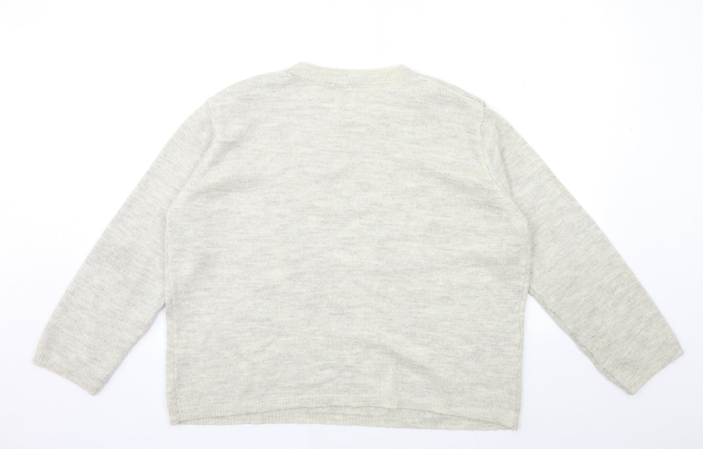 George Womens Beige  Knit Pullover Jumper Size 16