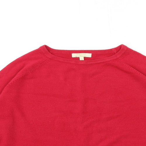 sarah hamilton Womens Red  Knit Pullover Jumper Size XL