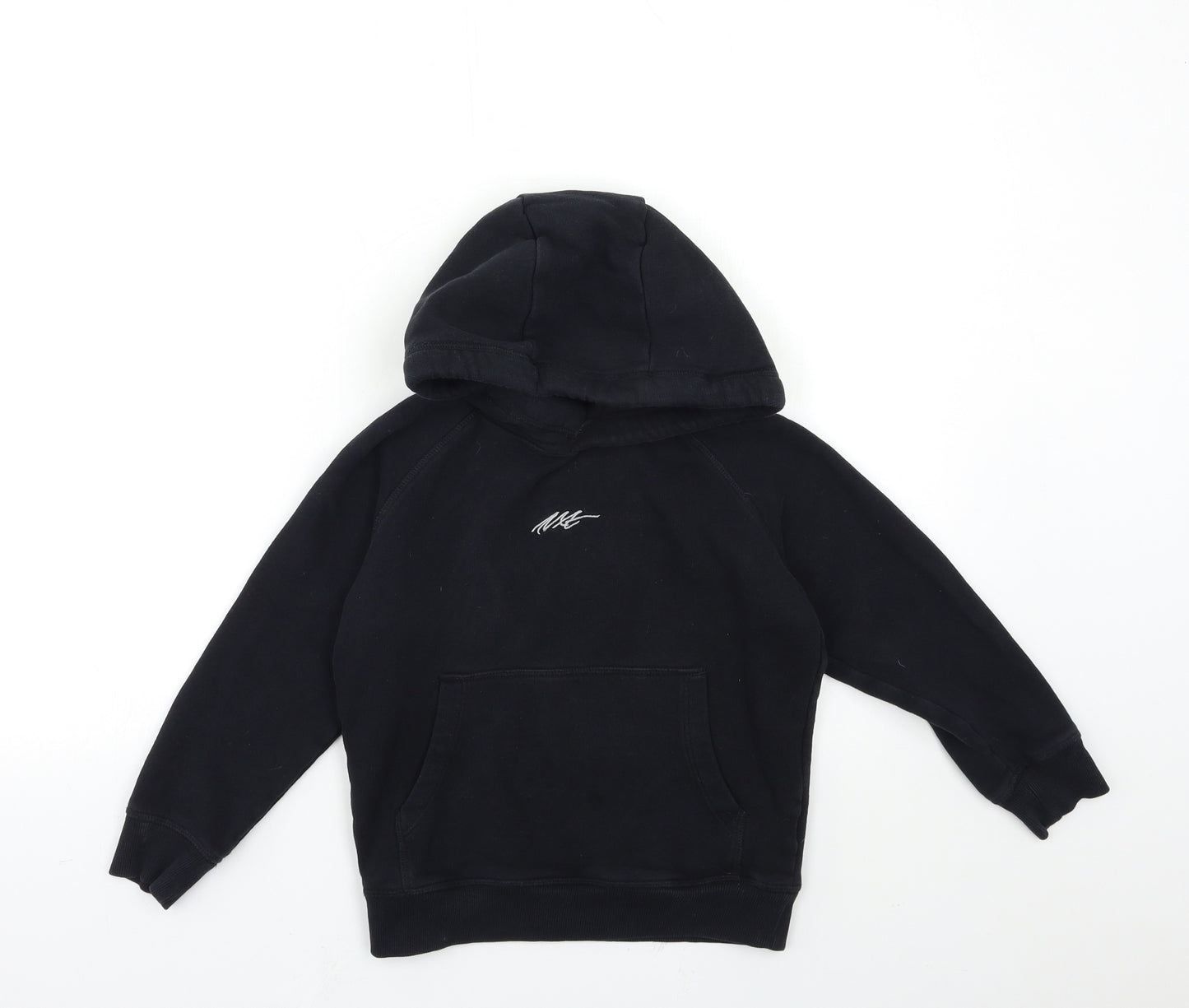 NEXT Boys Black  Rayon Pullover Hoodie Size 7 Years