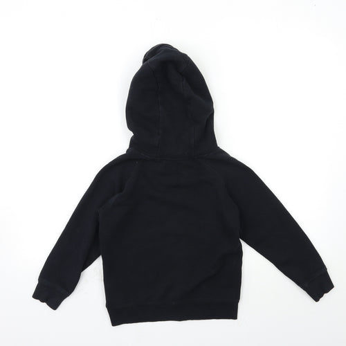 NEXT Boys Black  Rayon Pullover Hoodie Size 7 Years