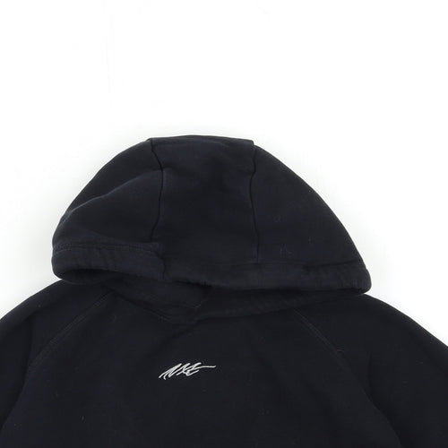 NEXT Boys Black  Rayon Pullover Hoodie Size 7 Years