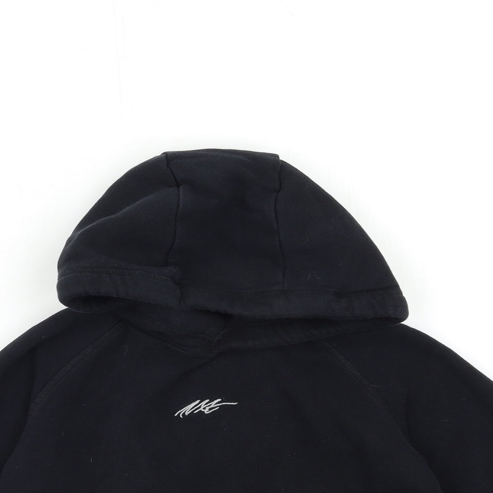 NEXT Boys Black  Rayon Pullover Hoodie Size 7 Years