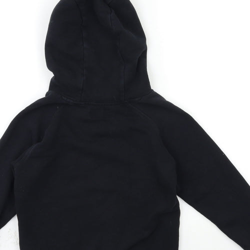 NEXT Boys Black  Rayon Pullover Hoodie Size 7 Years