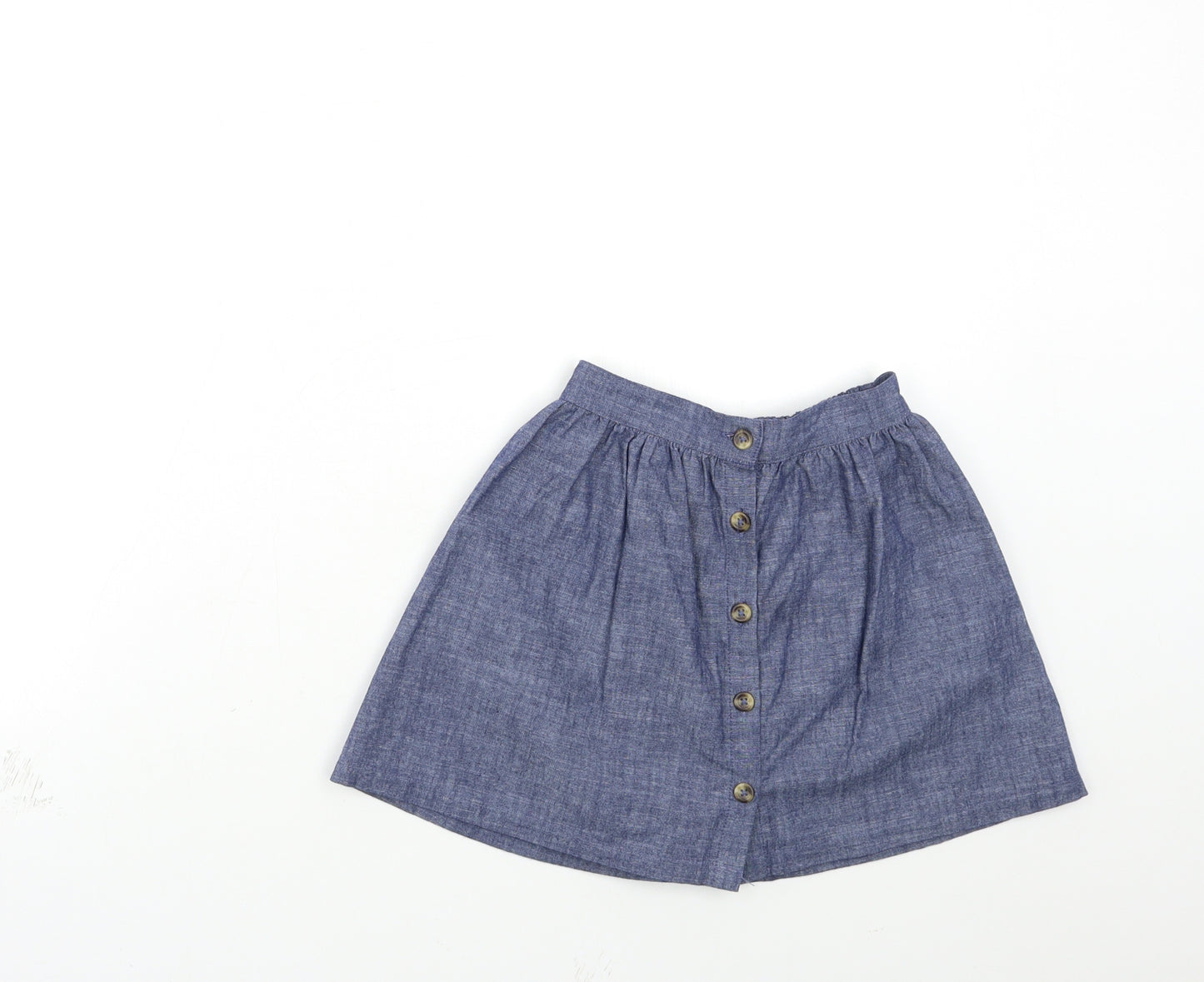 George Girls Blue  Denim A-Line Skirt Size 3-4 Years
