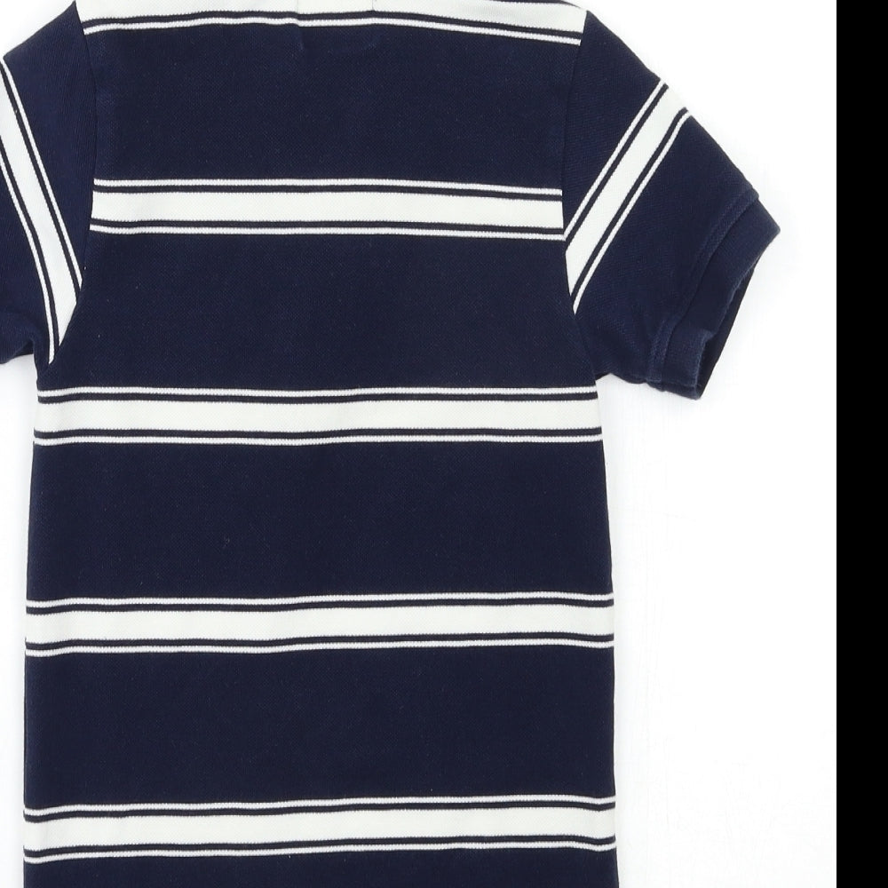 NEXT Boys Blue Striped  Basic Polo Size 9 Years
