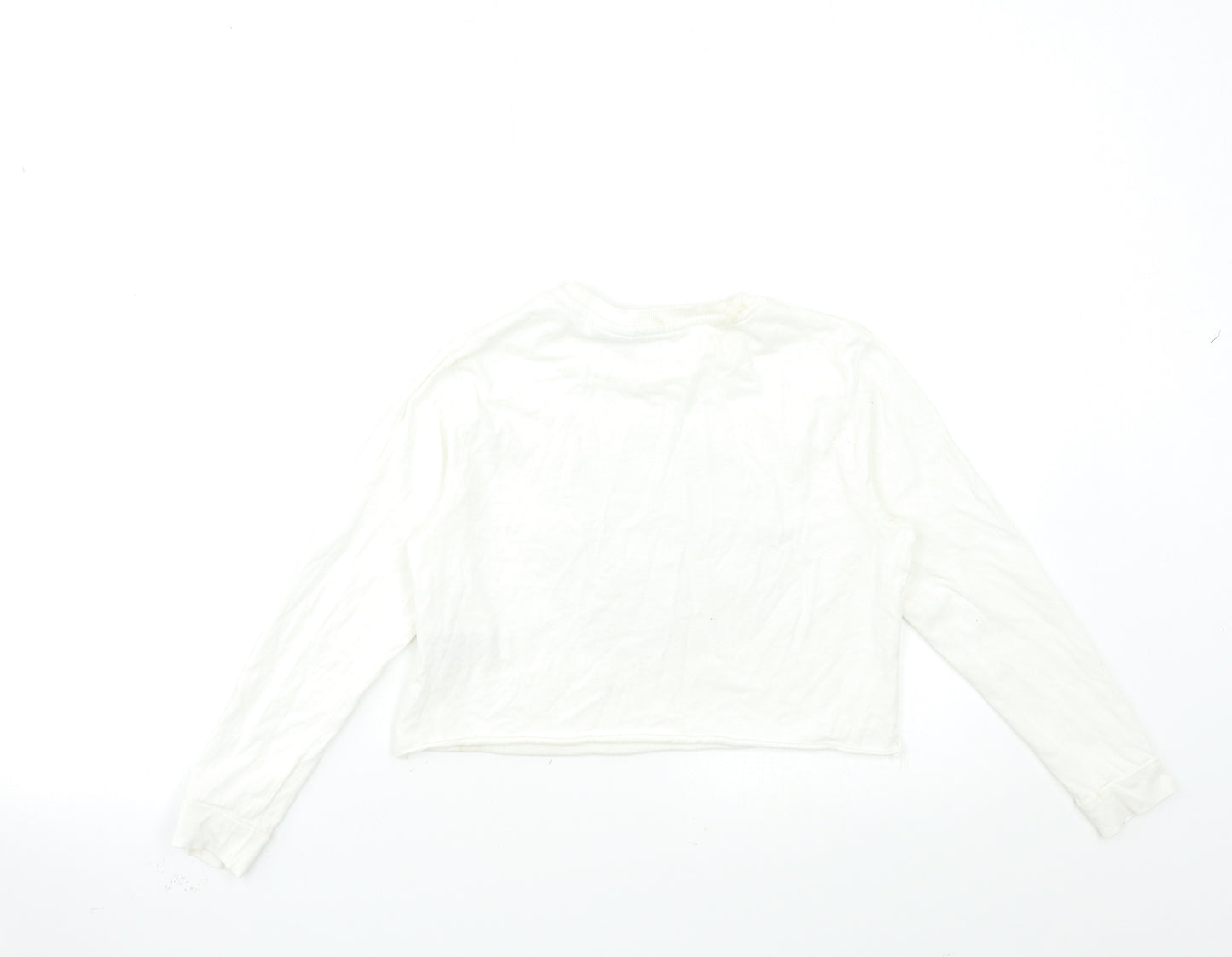 Marks and Spencer Girls White   Basic T-Shirt Size 8-9 Years  - NASA